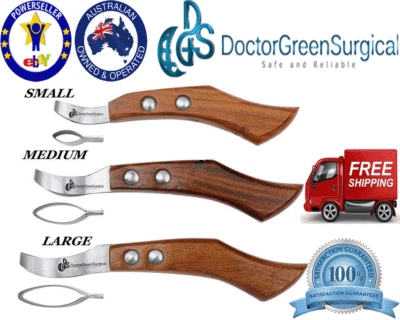 Professional Farrier Loop Knives Set Premium Quality Hoof Trimming Tools