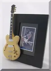 JOHN LENNON The Beatles CASINO Miniature Guitar Frame