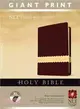 Holy Bible ― New Living Translation Wine / Gold TuTone LeatherLike Giant Print