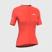 Fdx Essential Orange Women's Short Sleeve Summer Cycling Jersey