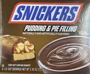 SNICKERS CANDY BAR Flavored Pudding & Pie Filling Dessert Mix 2.55 oz Box