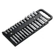 Magnetic Socket Organizer, Portable Socket Organizer Tray, 1/4 Drive Socket S...