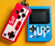 Retro Arcade 400 in 1 Rechargeable Video Game, Hooks Up To TV! Game Boy - Blue!