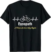 [X.Style] Cycopath Bicycle Cycling Cyclist ds071 T-Shirt (M) Black