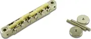 TonePros Replacement ABR-1 Tune-O-Matic Bridge With "G Formula" Saddles Nickel