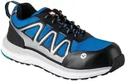 [Bullstar] SPRINTX S1P 2663-0-1801-48 Safety Shoes (Colour Cornflower Blue/Black, Size 48, Width 12, Unisex, with Fibreglass Toe Cap, Non-Slip, Particularly Lightweight, Work Shoes, Protective Shoes)