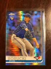 2019 Topps Chrome RYAN BORUCKI Blue Jays PRISM REFRACTOR RC
