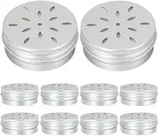 Dog Scent Work Tins Dog Training 10pcs Equipment Dogs Case Metal Training Work Containers Dog Tins Tin Accessory Tinsdog Nose Sniffle for Container Aluminum Tool Holder Round Scent Odor