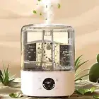 Humidifier, Cool & Warm Mist Air Humidifier for Baby, Pet, Plants with Humidity