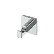 Bathroom Robe Hook Chrome Greens Tapware Zuri 680905CP