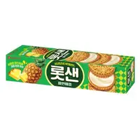 在飛比找森森購物網優惠-[Lotte]韓國樂天 夾心餅乾鳳梨味(105g*10入/組