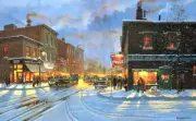 Dave Barnhouse " Tis The Season " Artist Proof # 81 /125 Paper W/CERT Rare Mint