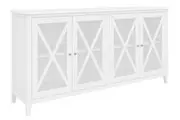 VI Hamilton Solid Timber 4 Glass Door Buffet