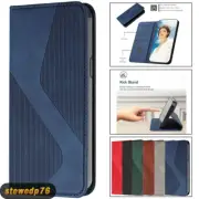For Samsung S25 Edge Plus Ultra S24FE S23 S22 S21 Case Leather Flip Wallet Cover