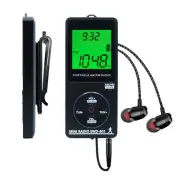 Personal Portable Radio AM/FM, Mini Radio with Digital Tuning LCD Display and...
