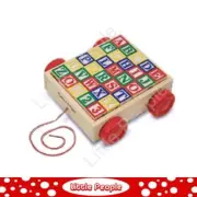 Melissa and Doug Classic Abc Block Cart