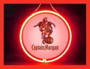 Captain Morgan Spiced Rum Acrylic 12"x12" Neon Lamp Sign Bar Beer Hanging LE