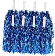 GOOHOCHY 24Pcs Cheerleading Pompoms red White and Blue Accessories pom poms Foam Finger Cheering poms Cheerleader Pompoms Cheering Props Cheering Pompoms Prop The pet Prop Ball Sports