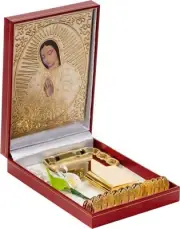 Wedding Unity Coins Classic Gold-plated Decorative Magnetic Coin Display Case