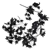 Black Leaf Garland