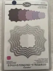 Sizzix Stephanie Barnard Fancy Labels Framelits 5pc Dies New # 657575