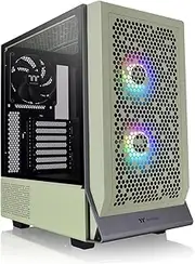 Thermaltake Ceres 300 Tempered Glass ARGB Mid Tower E-ATX Case Matcha Green Edition, CA-1Y2-00MEWN-00
