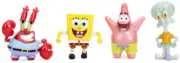 Jada Toys - 2.5" Metalfigs - Spongebob 4 Pack(Spongebob, Patrick, Squidward, Mr.
