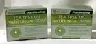 2 Bars Roycederm Antifungal Antibacterial Tea Tree Soap 4 oz each 05/27