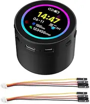 Waveshare ESP32-S3 1.85inch Round LCD Development Board, 360×360, Supports W-F & Blue-T BLE 5, AI Speech, Smart Speaker Box, ESP32 with Display, with Speaker Box