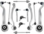 Front Lower Control Arm Ball Joint Stabilizer Link Tie Rod Kits Compatible With Mercedes Benz W212 S212 E300 E250 E350 2009-2016