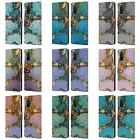 OFFICIAL MONIKA STRIGEL GEMSTONE AND GOLD LEATHER BOOK CASE FOR SAMSUNG PHONES 1