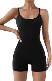 [AUTOMET] Women's Sexy Unitard Bodysuit Workout Rompers One Piece Summer Outfits Shorts Jumpsuits Gym Yoga Fashion Clothes 2023