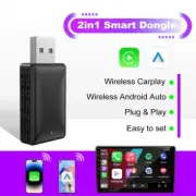 2 in 1 Mini Wireless Apple CarPlay/Android Auto Adapter Dongle USB Plug&Play AU