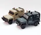 LAND ROVER DEFENDER ISRAEL ARMORED MILITARY/POLICE DAVID MODEL CAR SCALE 1:43