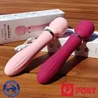 Heatable Rabbit Vibrator G-Spot Massage Wand Clit Erotic Adults Sex Toy Women
