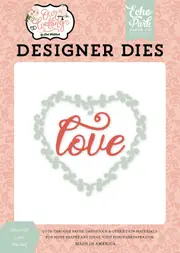 Echo Park Our Wedding Die Heart of Love