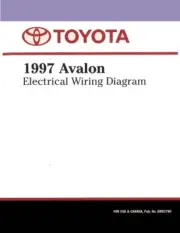 1997 Toyota Avalon Wiring Diagrams Schematics Layout Factory OEM
