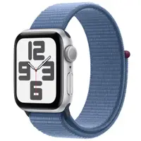在飛比找PChome24h購物優惠-Apple Watch SE GPS 40mm Silver