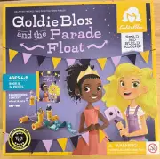 Goldie Blox and the Parade Float Engineering Toy Book Ages 4-9 NEW SEALED BOX