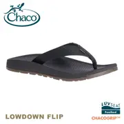 【CHACO 美國 男 LOWDOWN FLIP夾腳拖鞋《黑》】CH-LFM01H405/沙灘拖