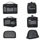 Mesh Transparent Cosmetic Makeup Case Women Make Up Organizer Storage Bag Po _pw