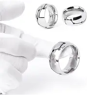 Stainless Steel Metal Cockring Testicle Ring Glans Ring Chastity Rings Sex Toys for Men(26mm)