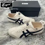 亞瑟士 新款ASICS ONITSUKA TIGER鞋墨西哥66日系輕便運動休閒鞋帆布懶人無鞋帶男女