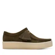 Clarks Wallabee Cup 26174037 Mens Green Oxfords & Lace Ups Casual Shoes