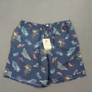 Patagonia Shorts Men's L Tidepool Blue Baggies Longs 7" Relaxed Fit Lined NWT