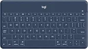 Logitech Keys-to-Go Wireless Tablet Keyboard, Bluetooth, iOS Special Keys, Ultralight & Silent, 3 Month Battery Life, for Tablet and Smartphone, Scandinavian QWERTY Layout, Black