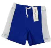 NWT Janie and Jack Baby Boys 3-6 Month Blue Side Stripe Track Shorts