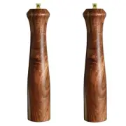 Wooden Salt and Pepper Grinder Set,Manual Salt and Pepper Mill,Acacia wood Sa...