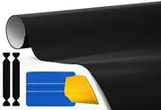 3M 1080 Satin Black Air-Release Vinyl Wrap Roll Including Toolkit (2ft x 5ft)