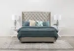 ARAGON 3 Piece Queen Bedroom Suite With Rosco Bedsides